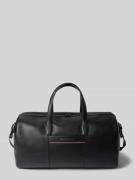 Tommy Hilfiger Duffle Bag in Leder-Optik Modell 'TH CORP' in Black, Gr...