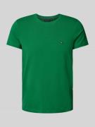 Tommy Hilfiger Slim Fit T-Shirt mit Baumwollanteil in Hellgruen, Größe...