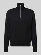 Jack & Jones Strickpullover mit Stehkragen Modell 'VESTERBRO' in Black...