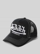 Von Dutch Trucker-Cap mit Label-Stitching Modell 'RIVERSIDE' in Black,...