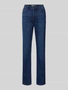 Christian Berg Woman Straight Fit Jeans mit Gürtelschlaufen und Viskos...