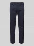 BOSS Slim Fit Stoffhose mit Stretch-Anteil Modell 'Delaware' in Marine...