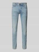 Jack & Jones Slim Fit Jeans im 5-Pocket-Design Modell 'GLENN' in Hellb...