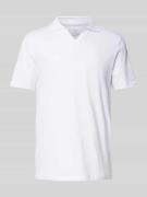 MCNEAL Regular Fit Poloshirt mit V-Ausschnitt in Weiss, Größe XXXL