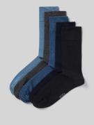 MCNEAL Socken mit elastischem Rippenbündchen im 5er-Pack in Jeansblau,...