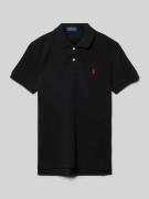 Polo Ralph Lauren Teens Poloshirt mit Logo-Stitching in Black, Größe L