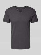 Jack & Jones T-Shirt mit V-Ausschnitt in Black, Größe M