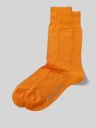 Christian Berg Men Socken mit Label-Print im 2er-Pack in Orange, Größe...