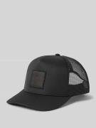 BOSS Trucker Cap mit Label-Patch Modell 'Elliot' in Black, Größe 1