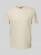 BOSS Orange T-Shirt mit Label-Print Modell 'Tegood' in Beige, Größe XX...