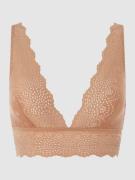 Skiny Bralette aus Lochspitze in Beige, Größe 40