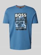 BOSS Orange T-Shirt mit Label- und Motiv-Print Modell 'mextour' in Hel...