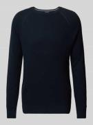 OLYMP Level Five Slim Fit Strickpullover mit gerippten Abschlüssen in ...