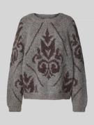 MOS MOSH Loose Fit Strickpullover aus Woll-Mix Modell 'Daya' in Mittel...