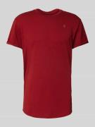 G-Star Raw T-Shirt mit Label-Print in Rot, Größe L