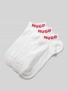 HUGO Socken mit Label-Print im 3er-Pack in Weiss, Größe 35-38