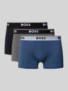 BOSS Regular Fit Trunks mit Baumwollanteil im 3er-Pack in Stein, Größe...