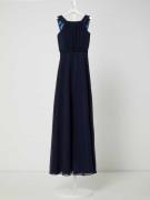 G.O.L. Abendkleid mit Zierperlenbesatz in Marine, Größe 152