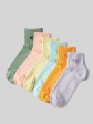 adidas Originals Sneakersocken mit Logo-Print im 6er-Pack in Gelb, Grö...