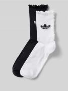 adidas Originals Socken mit Muschelsaum im 2er-Pack in Weiss, Größe 34...