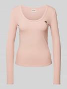 Guess Activewear Longsleeve mit Label-Detail Modell 'COLETTE' in Rosa,...