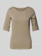 Marc Cain T-Shirt mit 3/4-Arm in Oliv, Größe 40