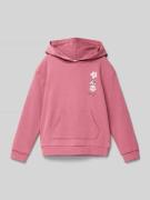 Roxy Hoodie mit Motiv- und Label-Print Modell 'SURF FEELING' in Pink, ...