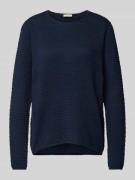 FREE/QUENT Strickpullover mit gerippten Abschlüssen Modell 'Dodo' in M...