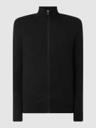 SELECTED HOMME Strickjacke mit Stehkragen Modell 'BERG' in Black, Größ...