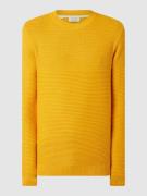 SELECTED HOMME Pullover aus Bio-Baumwolle Modell 'Conrad' in Gelb, Grö...