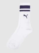 Puma Sportsocken mit Stretch-Anteil im 2er-Pack in Weiss, Größe 39-42