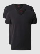 Levi's® T-Shirt mit Label-Detail im 2er-Pack in Black, Größe L