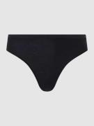 Hanro String mit Stretch-Anteil Modell 'Cotton Sensation' in Black, Gr...