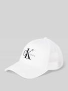 CK Calvin Klein Basecap mit Label-Stitching in Weiss, Größe 1