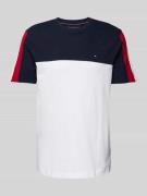 Tommy Hilfiger T-Shirt mit Logo-Stitching in Marine, Größe M