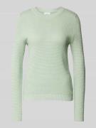 Vila Strickpullover mit Rundhalsausschnitt Modell 'Vidalo' in Schilf, ...