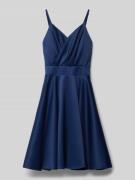 G.O.L. Kleid mit V-Ausschnitt in Marine, Größe 146