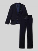 G.O.L. Slim Fit Anzug mit Einstecktuch in Marine, Größe 134