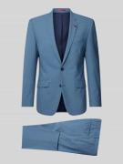 Roy Robson Slim Fit Anzug aus Schurwoll-Mix mit Pin am Revers in Bleu,...