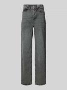 Vero Moda Wide Leg Jeans aus Baumwoll-Mix Modell 'TESSA' in Mittelgrau...