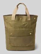 Barbour Tote Bag aus reiner Baumwolle Modell 'TRANSPORT' in Khaki, Grö...