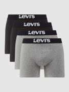 Levi's® Trunks mit Stretch-Anteil im 4er-Pack in Mittelgrau, Größe M