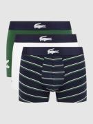 Lacoste Trunks mit Label-Detail im 3er-Pack in Gruen, Größe S