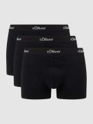 s.Oliver RED LABEL Trunks mit Stretch-Anteil im 3er-Pack in Black, Grö...