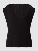 Pieces T-Shirt mit Stretch-Anteil Modell 'Billo' in Black, Größe S