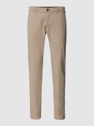 MCNEAL Super Slim Fit Chino mit Handytasche in Beige, Größe 106