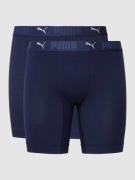 Puma Trunks mit Label-Details im 2er-Pack in Blau, Größe L