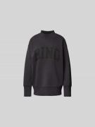 Anine Bing Sweatshirt mit Stehkragen in Black, Größe L