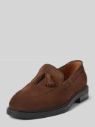 SELECTED HOMME Loafer mit Schleifen-Detail Modell 'BLAKE' in Mittelbra...