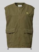 American Vintage Weste mit Reißverschluss Modell 'RYGYBAY' in Khaki, G...